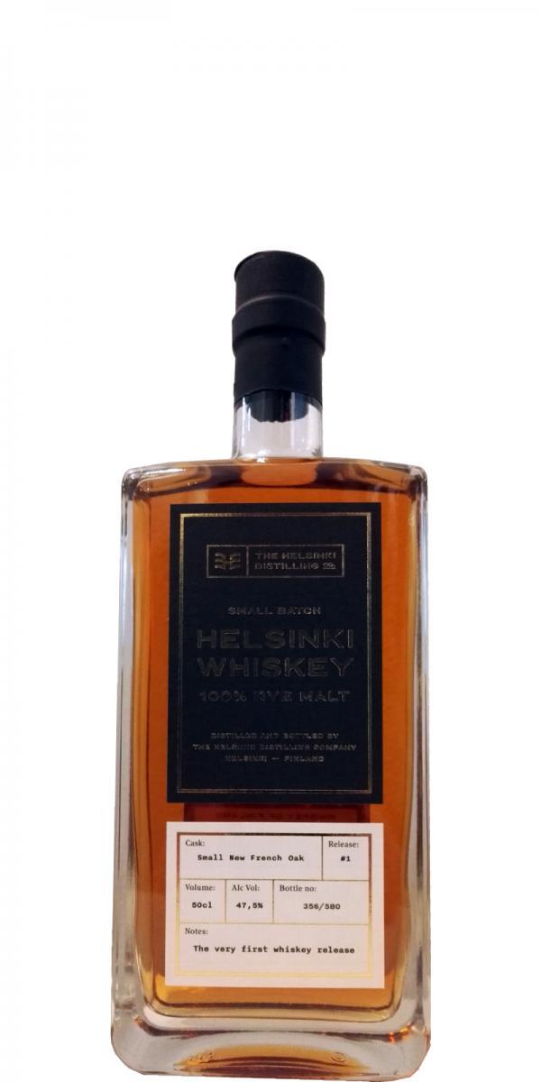 Helsinki Whiskey 100% Rye Malt - Release #1  Small Batch