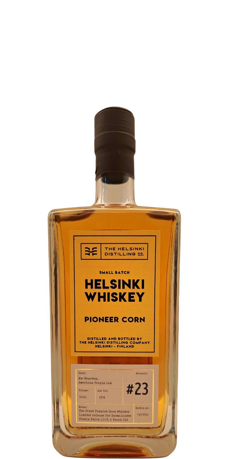 Helsinki Whiskey Pioneer Corn - Release #23  Small Batch