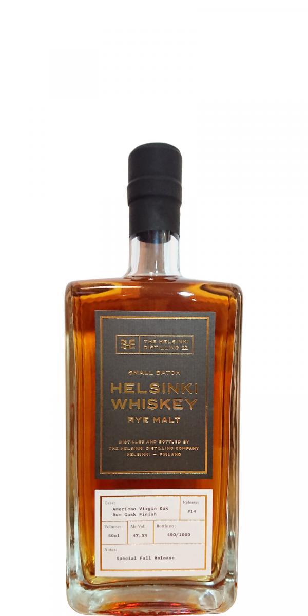 Helsinki Whiskey Rye Malt - Release #14  Small Batch