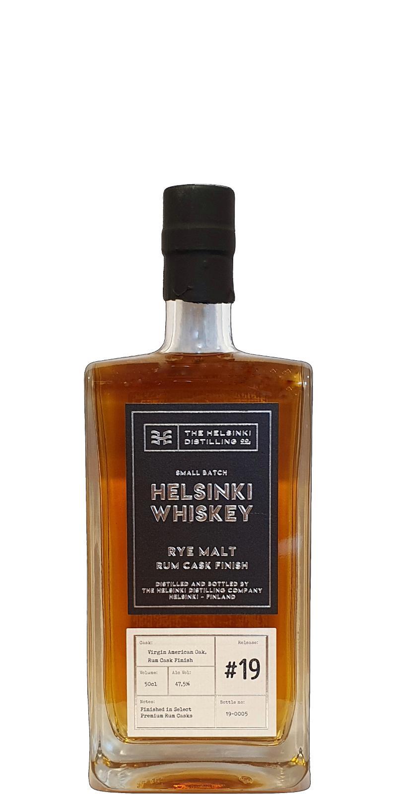 Helsinki Whiskey Rye Malt - Release #19  Small Batch