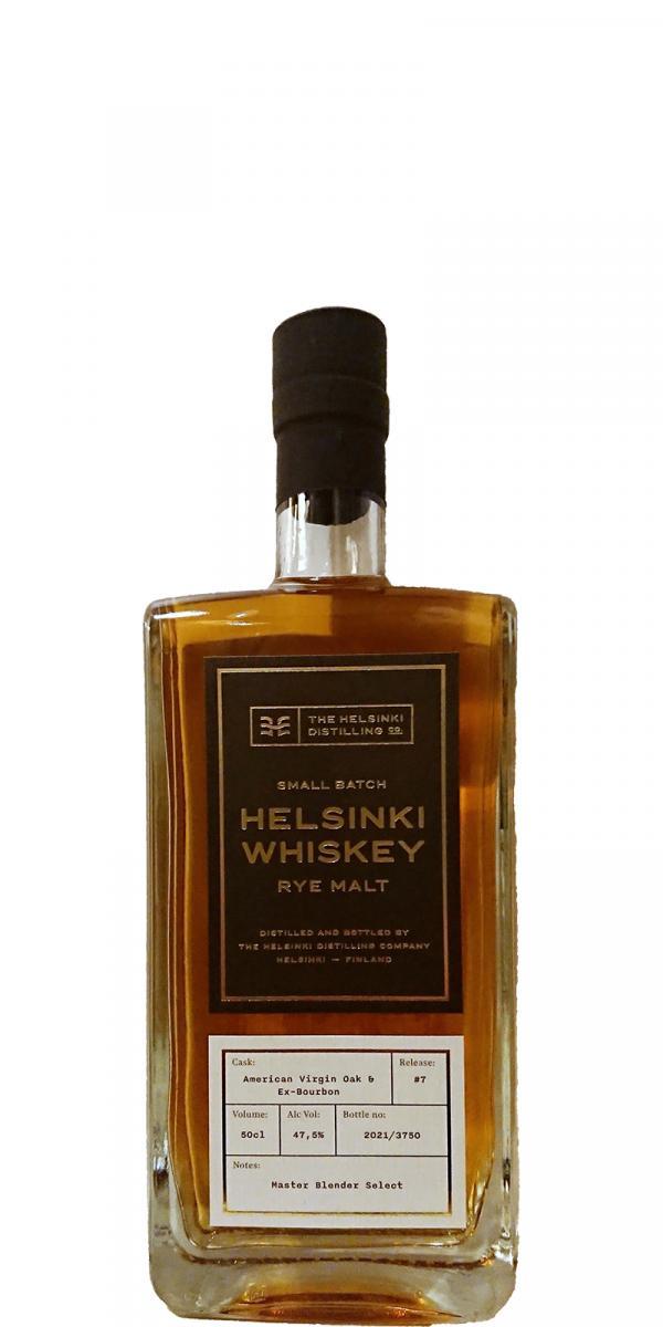 Helsinki Whiskey Rye Malt - Release #7  Master Blender Select