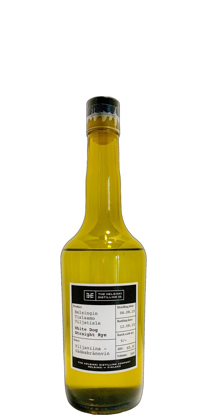 Helsinki Whiskey White Dog - Straight Rye