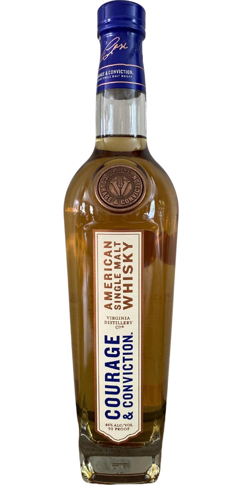 Courage & Conviction American Single Malt Whisky  George G. Moore Batch