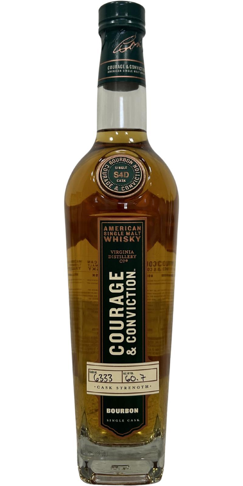 Courage & Conviction Bourbon Single Cask  Cask Strength