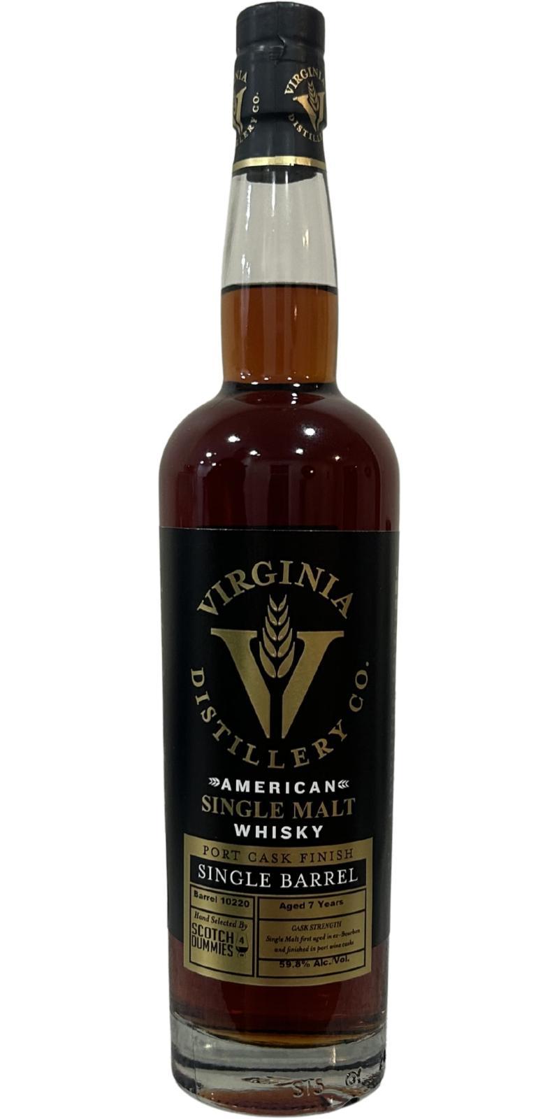 Virginia 07-year-old  Port Cask Single Barrel