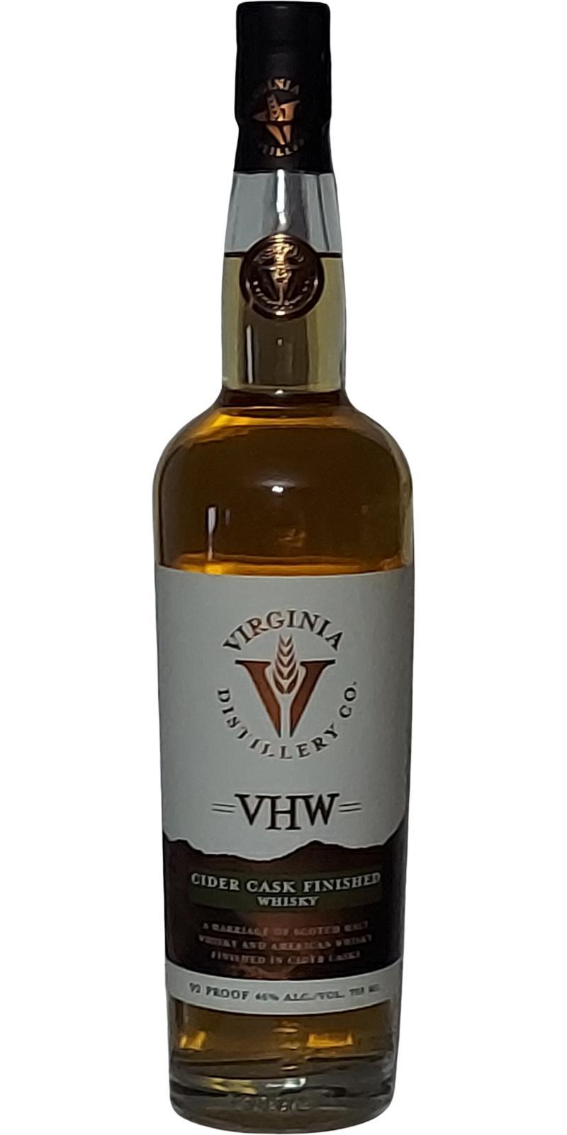 Virginia Cider Cask Finished  Virginia Highland Whisky