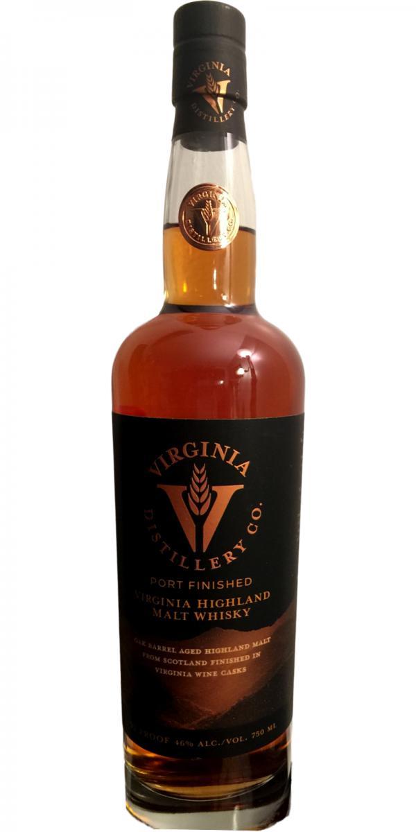 Virginia Highland Malt Whisky  Port Finished