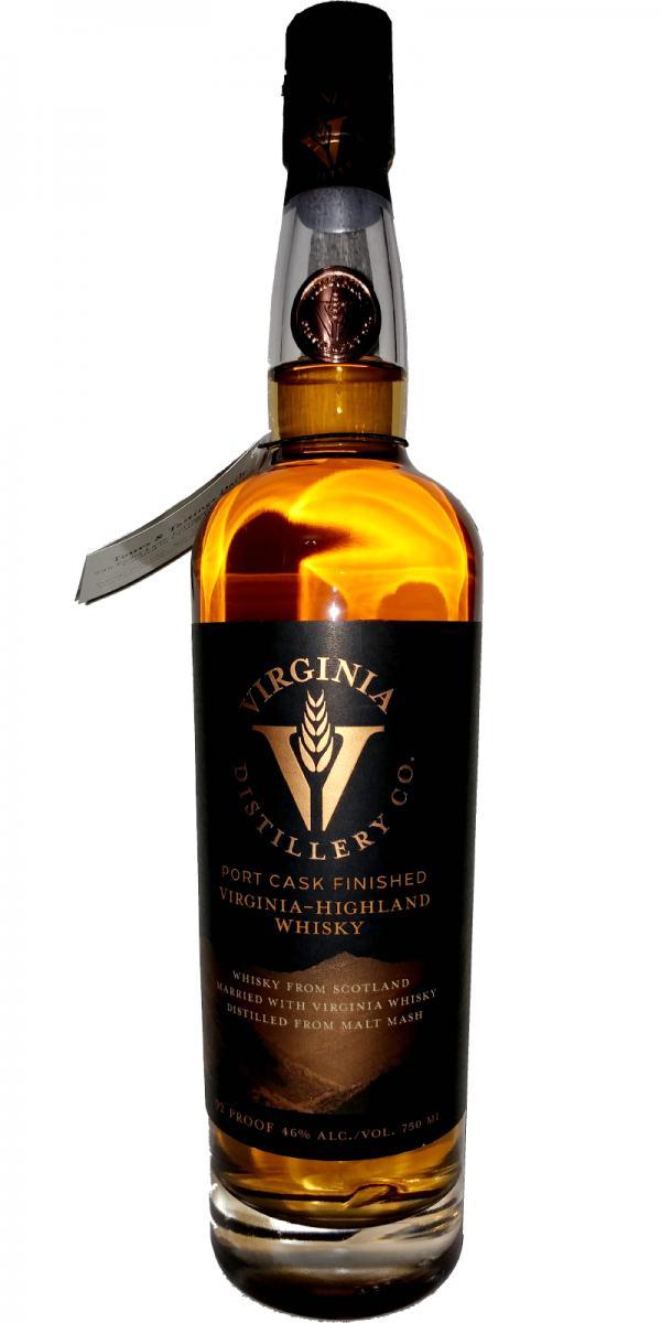 Virginia Highland Whisky  Port Cask Finished