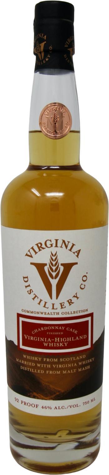 Virginia Highland Whisky  Chardonnay Cask Finished