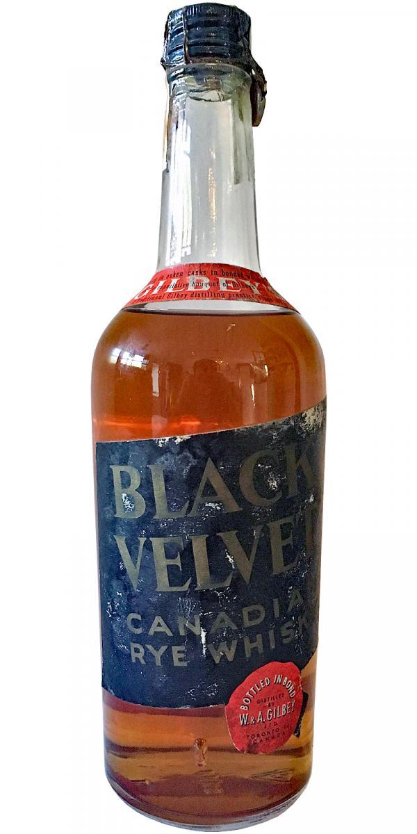 Black Velvet 1947  Canadian Rye Whiskey
