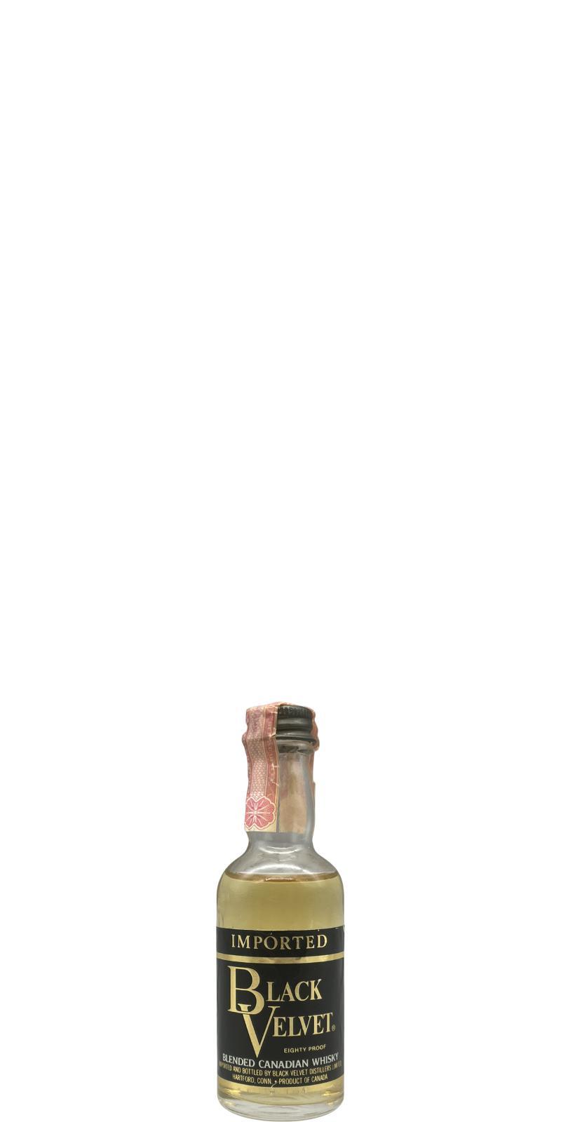 Black Velvet Blended Canadian Whisky