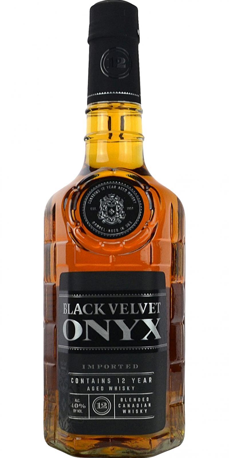 Black Velvet Onyx  Canadian Blended Whisky