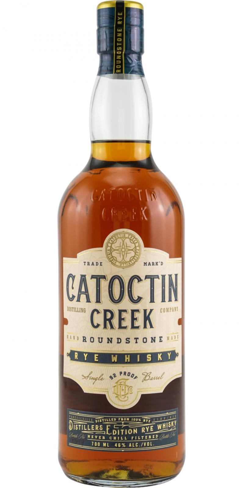 Catoctin Creek Roundstone Rye - 92 Proof