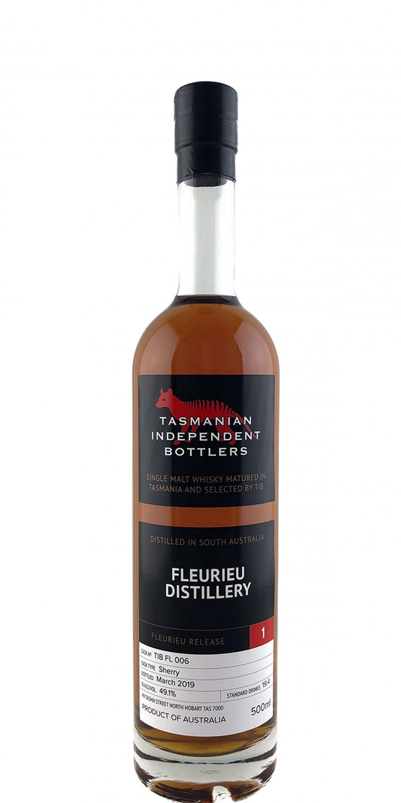 Fleurieu Distillery Fleurieu Release 1 TmIB