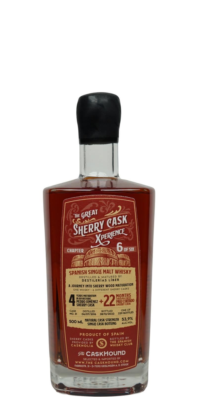 Liber 2016 SWC  The Great Sherry Cask Xperience