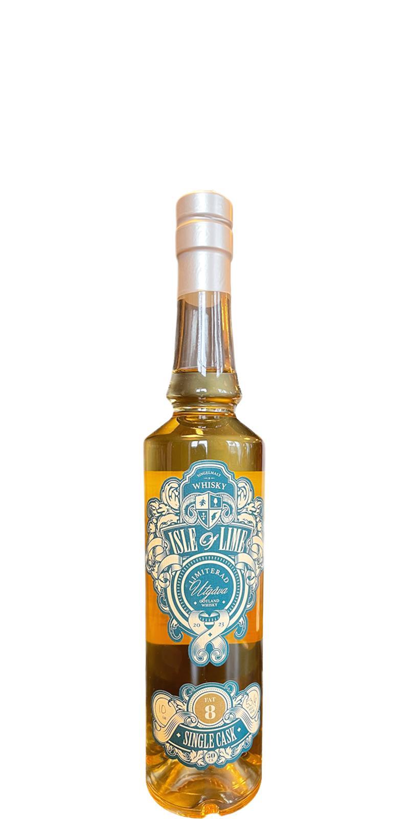 Isle of Lime 10-year-old  Fat nr 8 - Single Cask