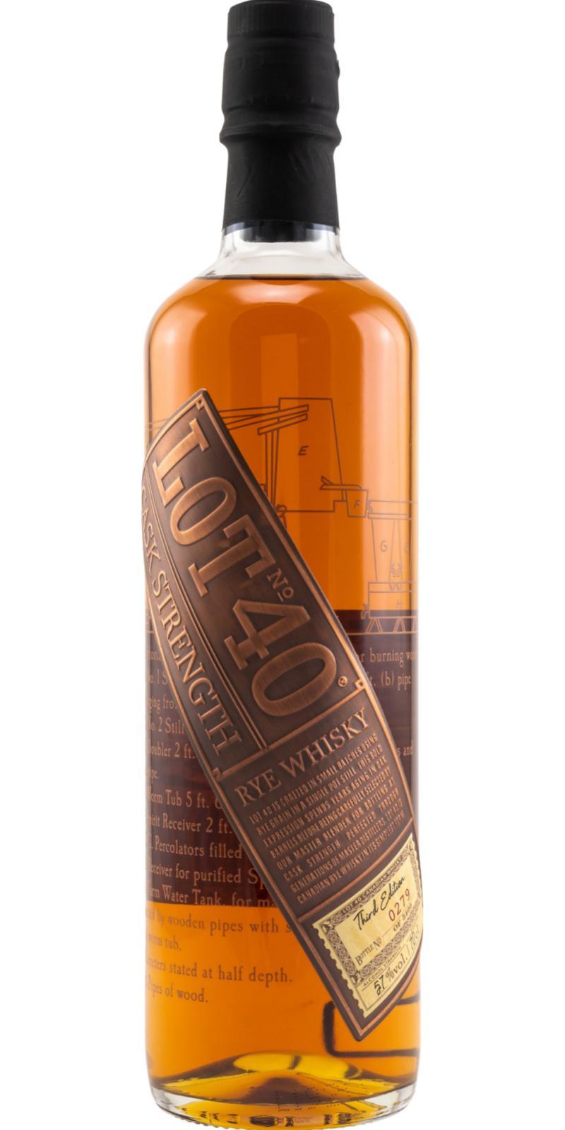 Lot No. 40 Cask Strength  Third Edition