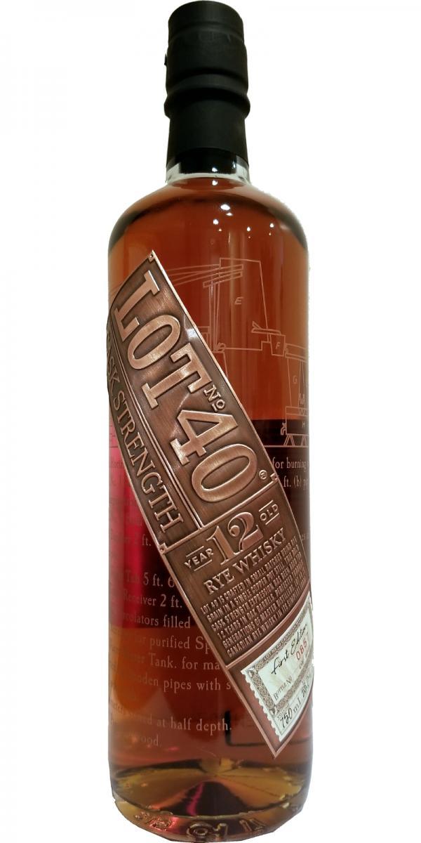 Lot No. 40 Cask Strength  First Edition