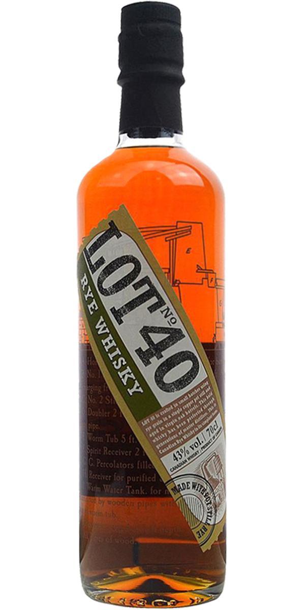 Lot No. 40 Rye Whisky  Small Batch