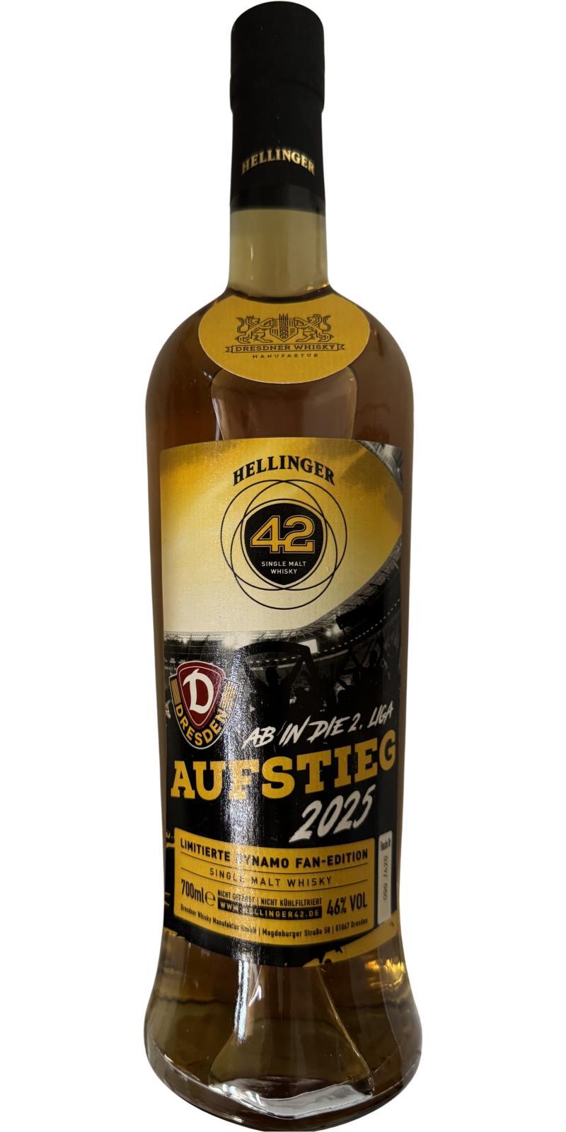 Hellinger Dynamo Dresden - Ab in die 2. Liga - Aufstieg 2025  Limitierte Fan-Edition