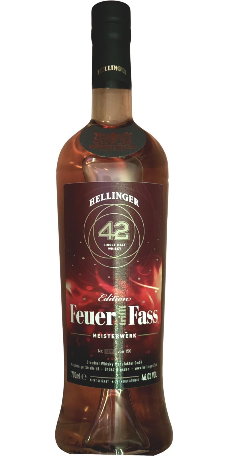 Hellinger Sonderedition  Feuer trifft Fass