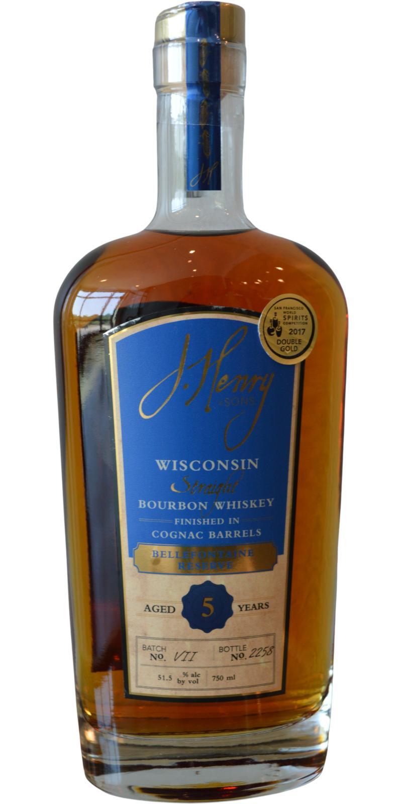 J. Henry & Sons 05-year-old  Bellefontaine Reserve