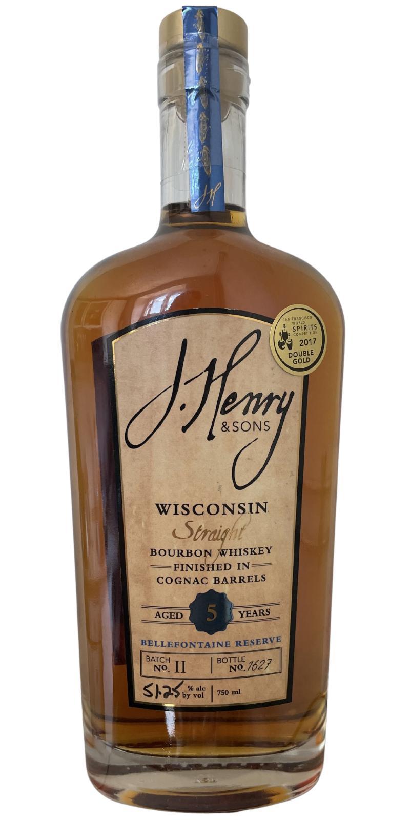 J. Henry & Sons 05-year-old  Bellefontaine Reserve