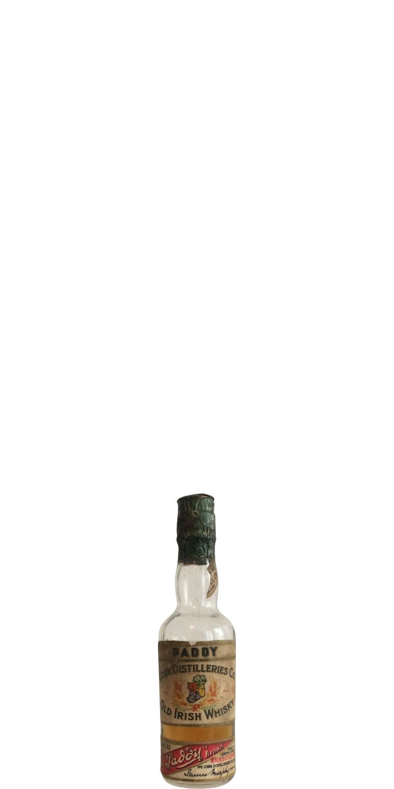 Paddy 10-year-old  Cork Distilleries Co.