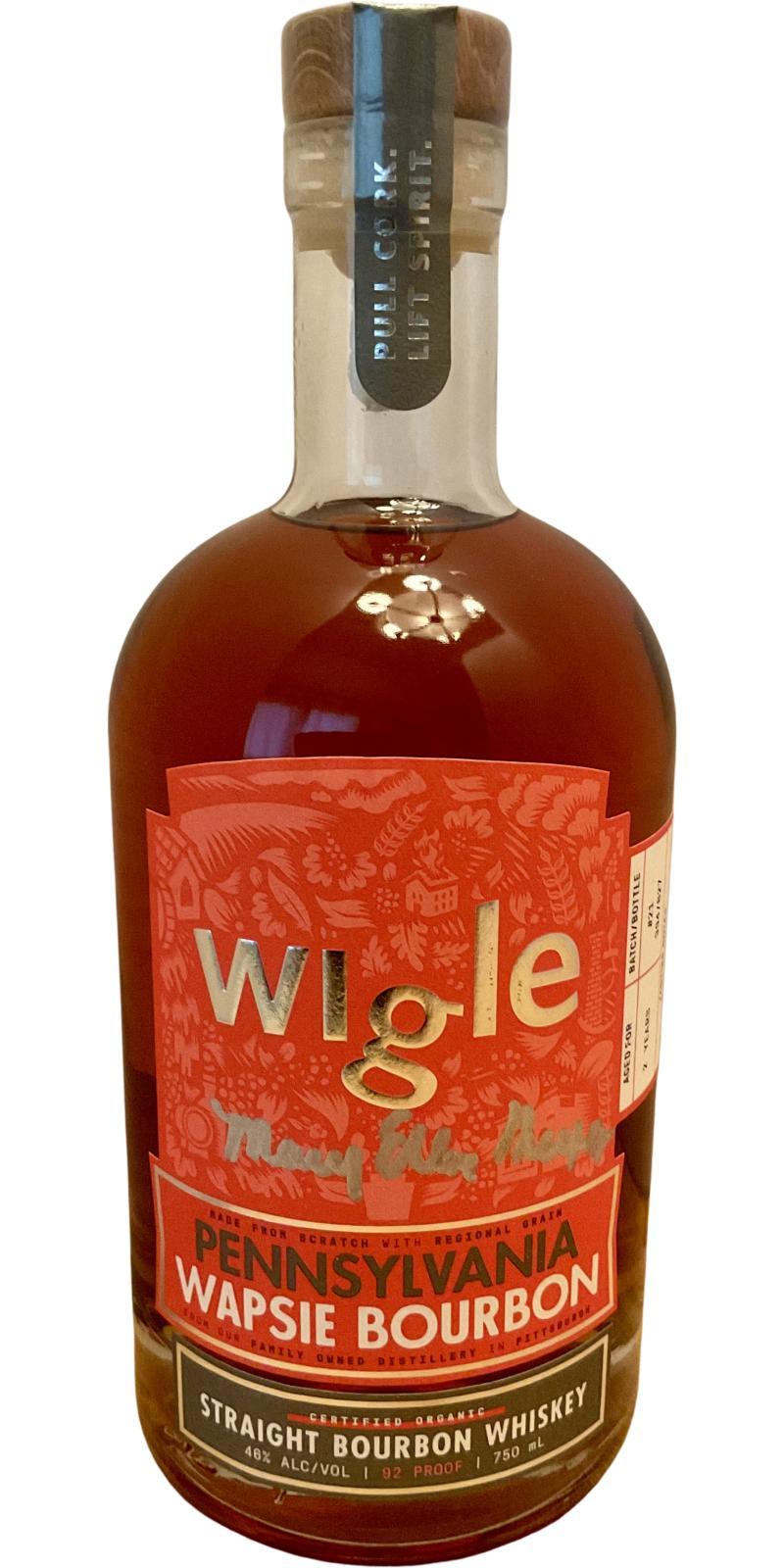 Wigle 02-year-old  Pennsylvania Wapsie Bourbon