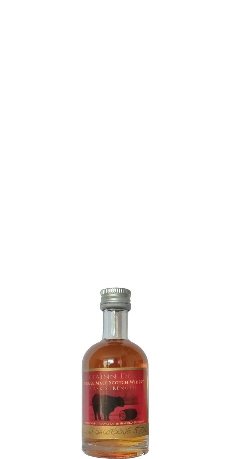 Abhainn Dearg 10-year-old Sauternes Cask Cask Strength Miniature