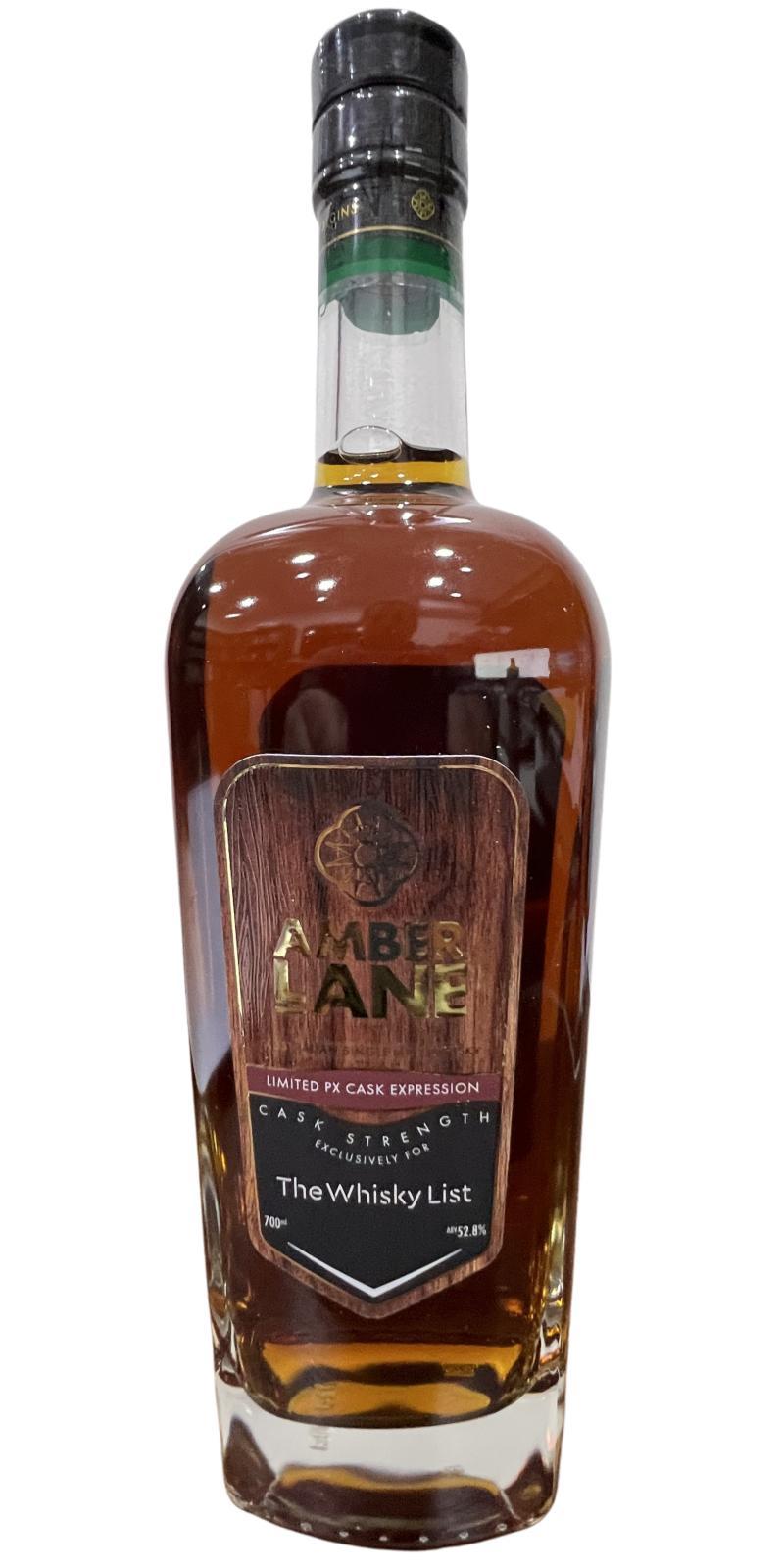 Amber Lane 2019  Limited PX Cask Expression