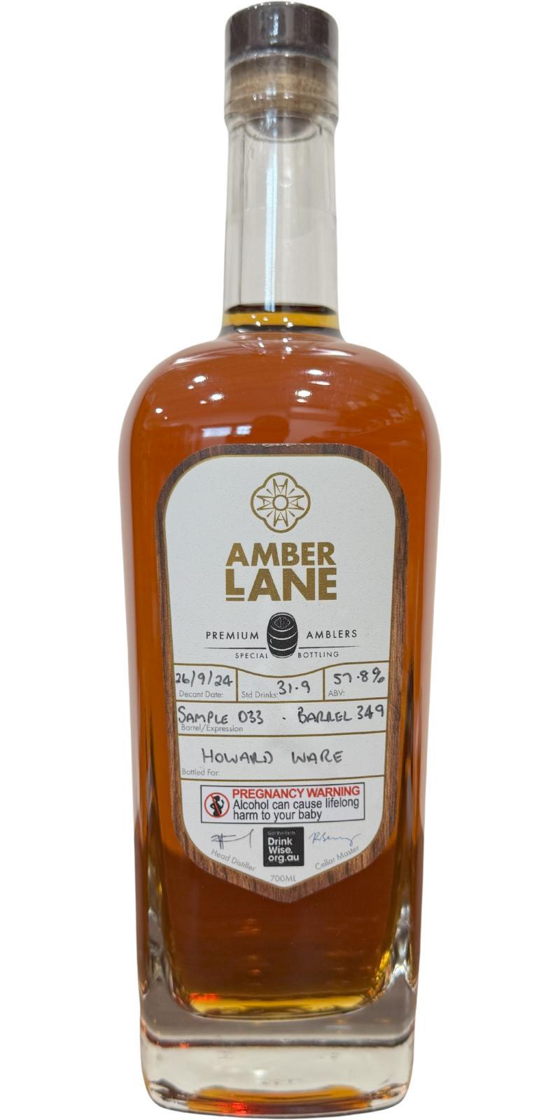 Amber Lane 2020  Handfilled - Premium Amblers