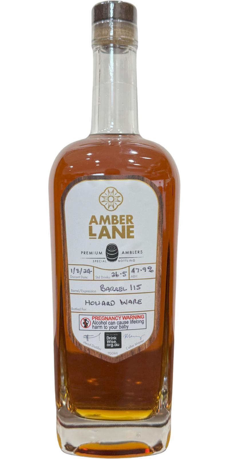 Amber Lane 2020  Handfilled - Premium Amblers