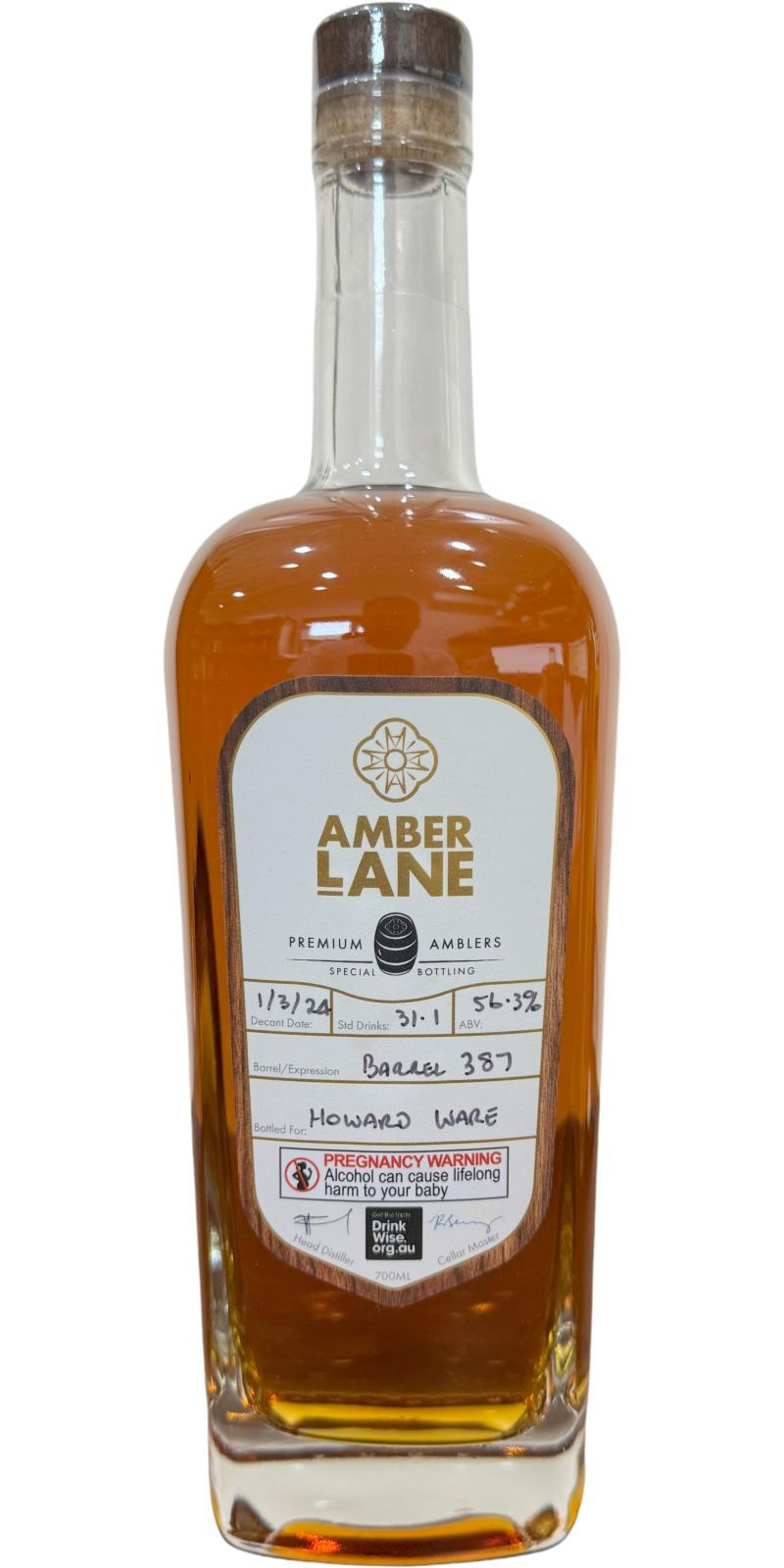 Amber Lane 2020  Handfilled - Premium Amblers