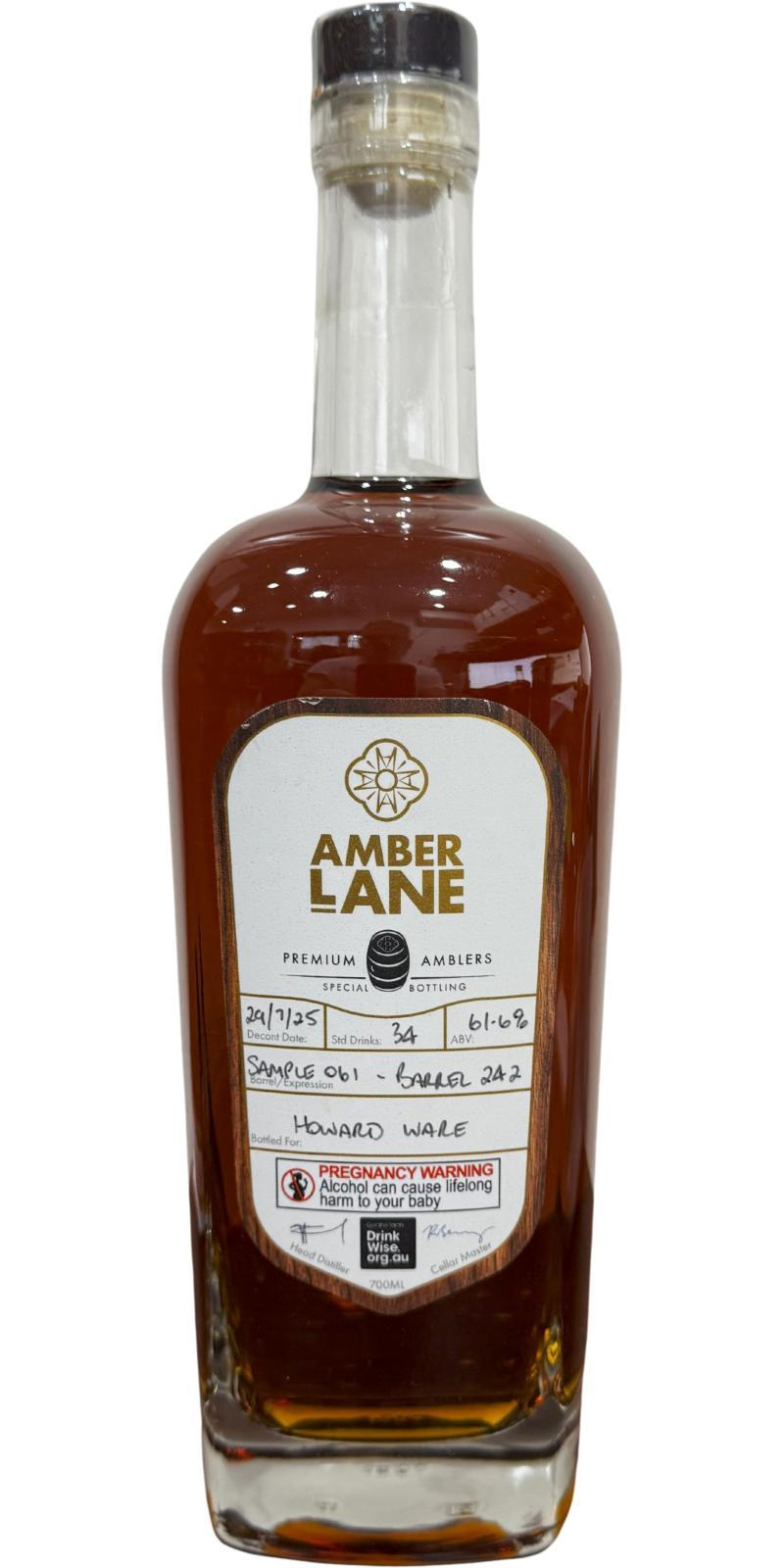 Amber Lane 2022  Handfilled