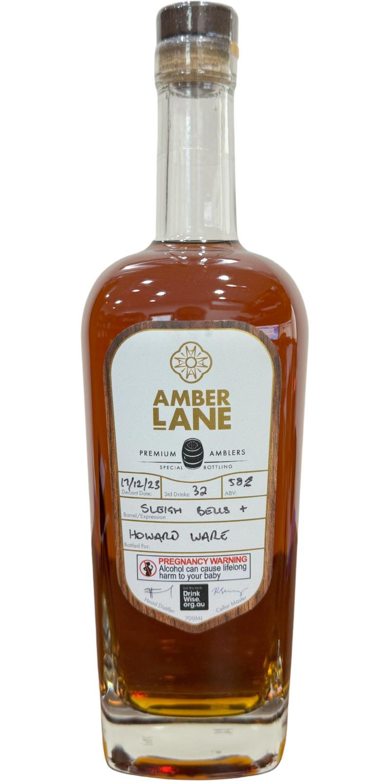 Amber Lane Sleigh Bells  Handfilled - Premium Amblers