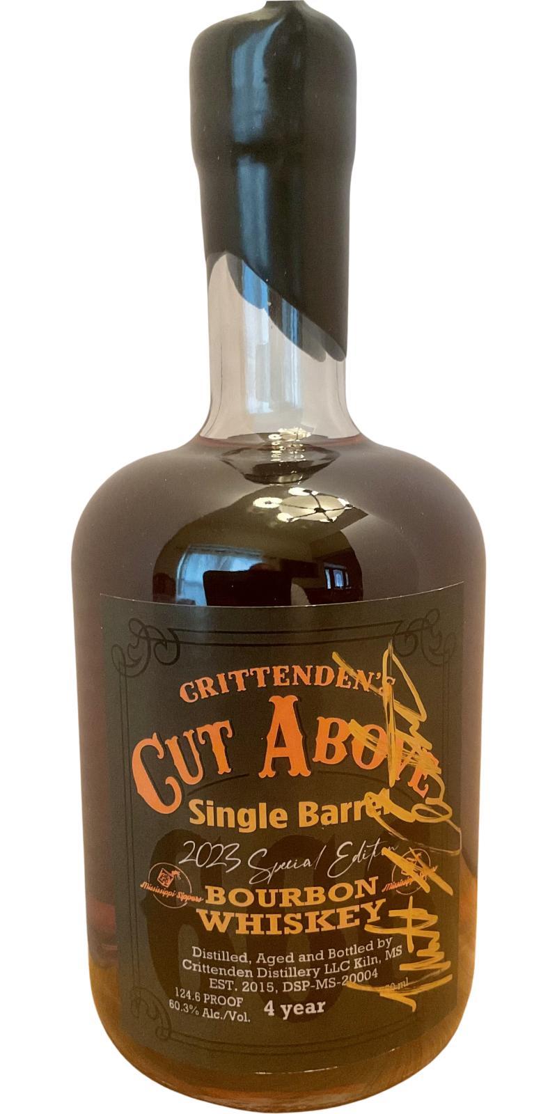 Crittenden's 04-year-old  Cut Above - 2023 666 Boo Bourbon