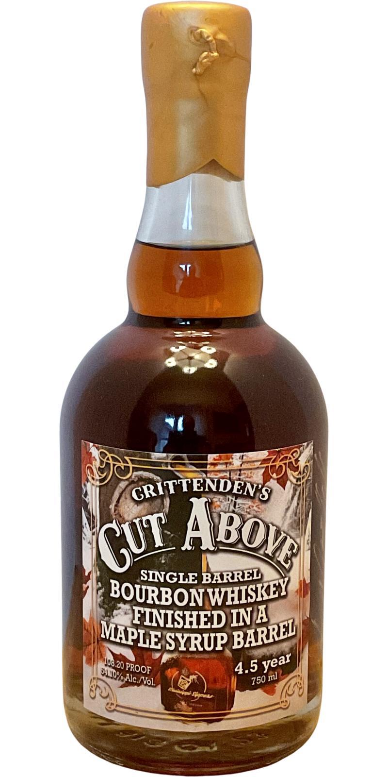 Crittenden's 05-year-old  Cut Above - Maple Syrup Barrel