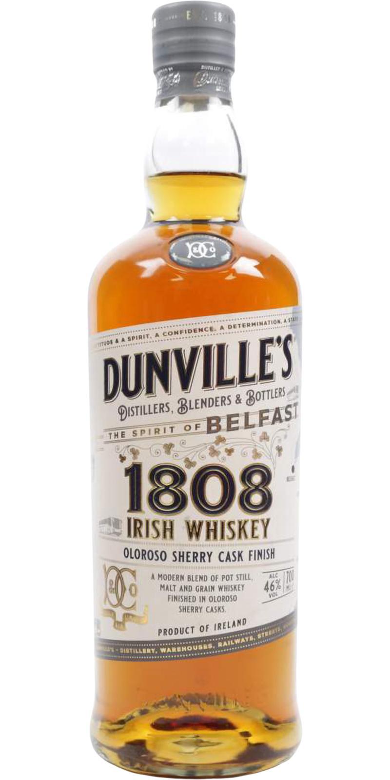 Dunville's 1808  Irish Whiskey