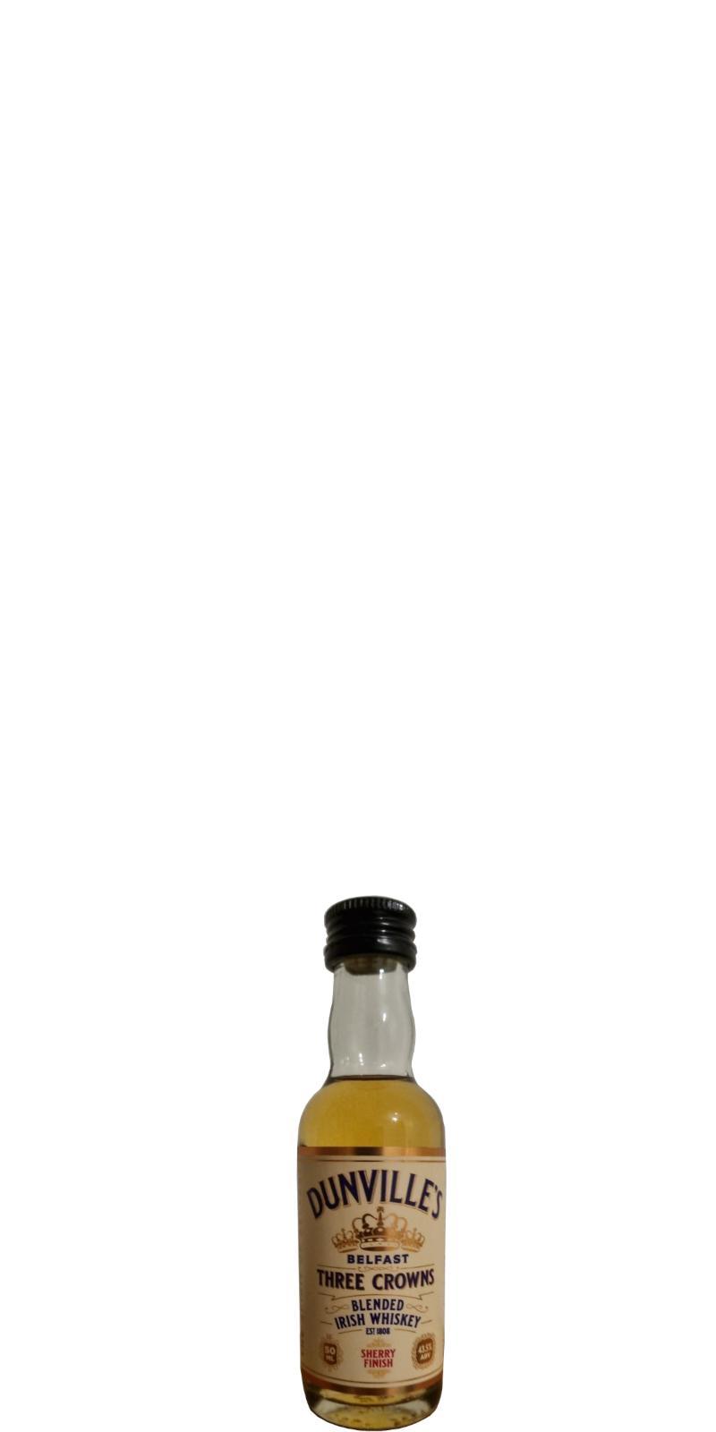 Dunville's Three Crowns  Sherry Finish