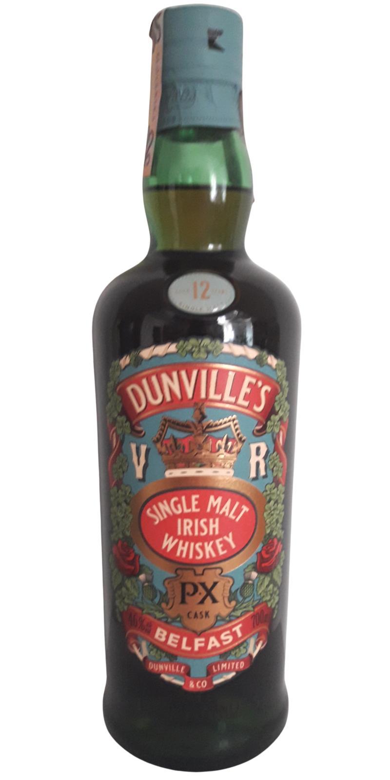Dunville's 12-year-old  Old Irish Whiskey