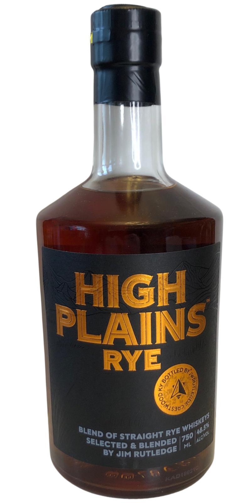 High Plains Rye Blend of Straight Rye Whiskeys