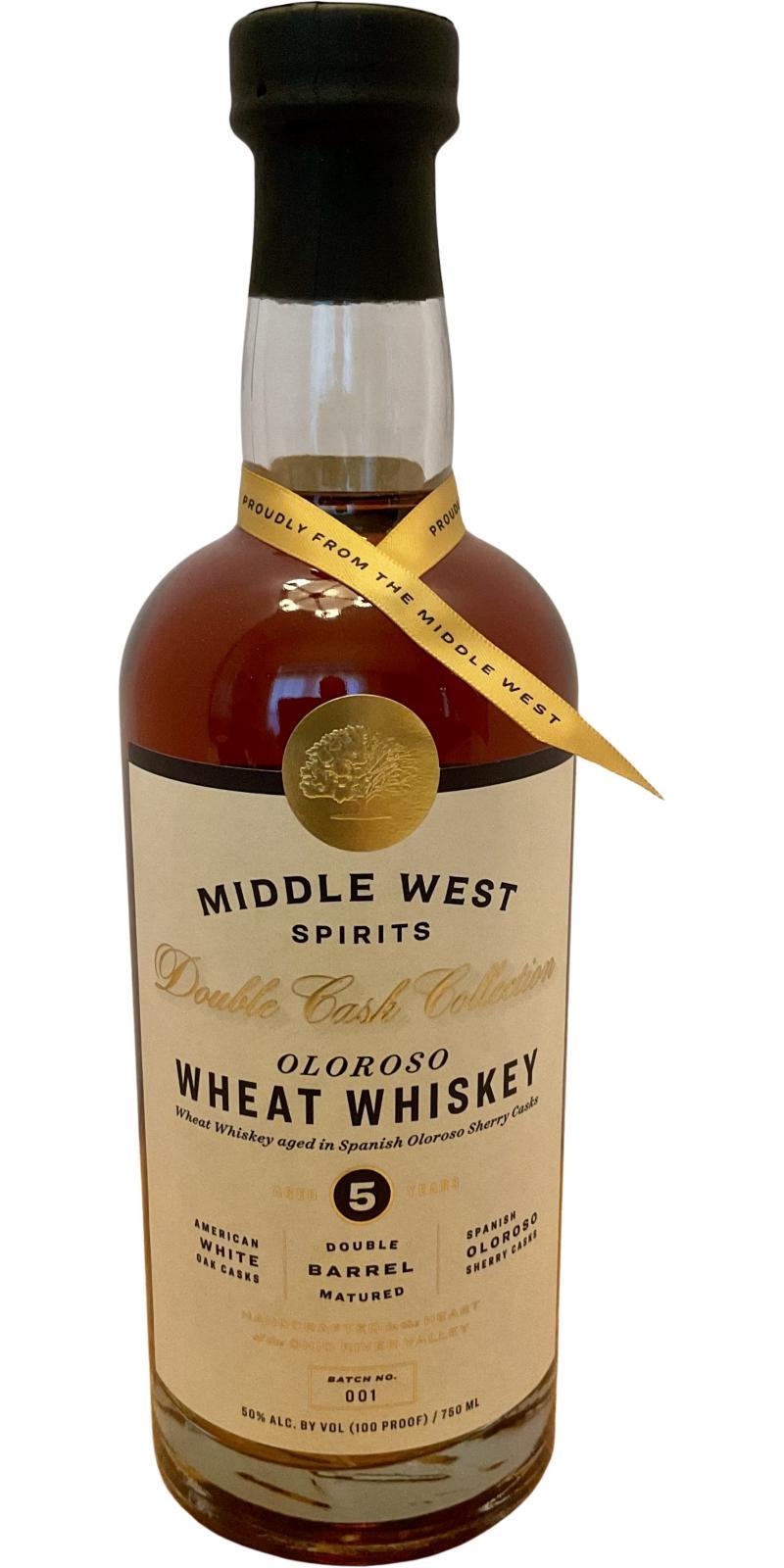 Middle West Spirits 05-year-old Double Cask Collection - Oloroso Wheat Whiskey