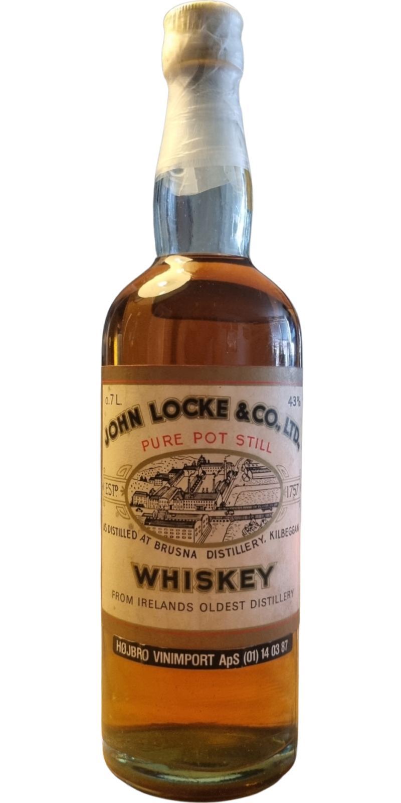 John Locke Whiskey  Pure Pot Still