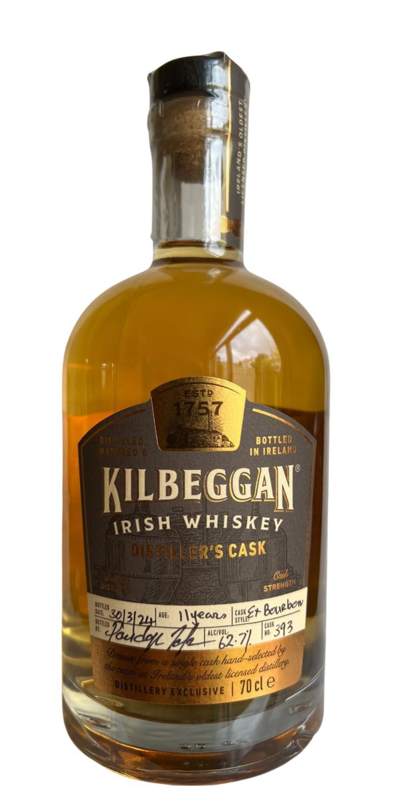 Kilbeggan 11-year-old  Distiller's Cask