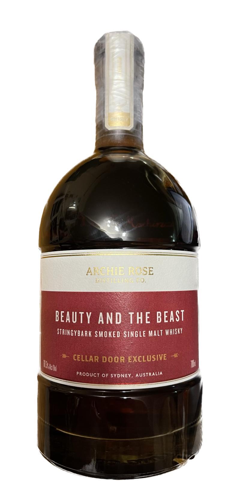 Archie Rose 2019  Beauty and the Beast Stringybark Smoked - Cellar Door exclusive