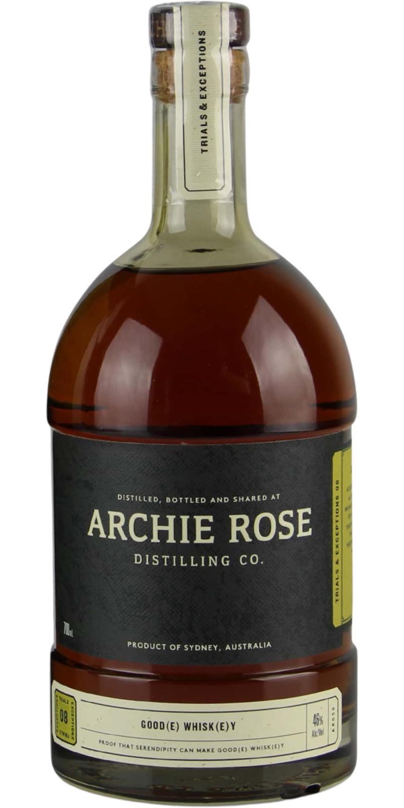 Archie Rose Good(e) Whisk(e)y  Trials and Exceptions 08