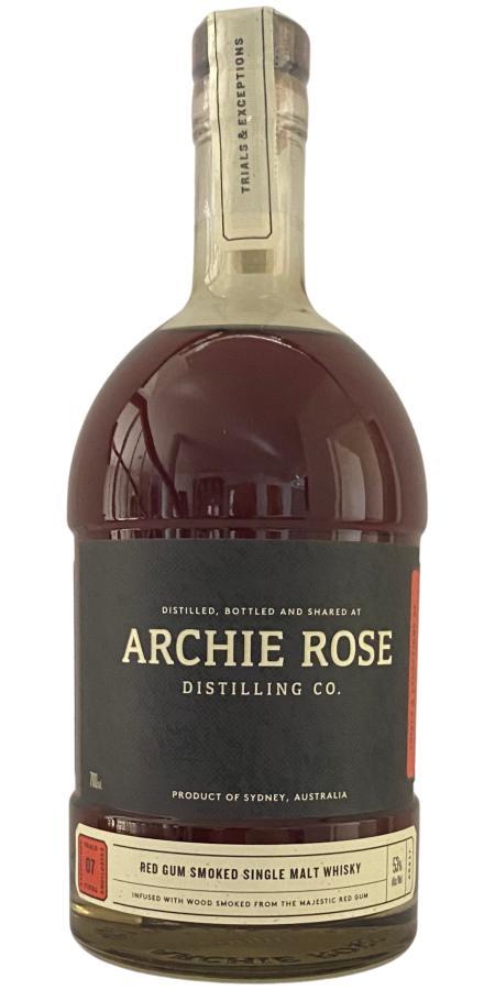 Archie Rose Red Gum Smoked Single Malt Whisky  Trials and Exceptions 07