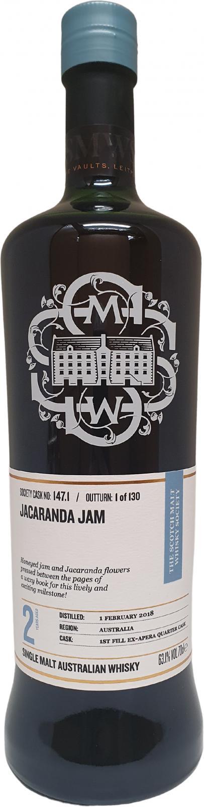 Archie Rose 2018 SMWS 147.1  Jacaranda Jam