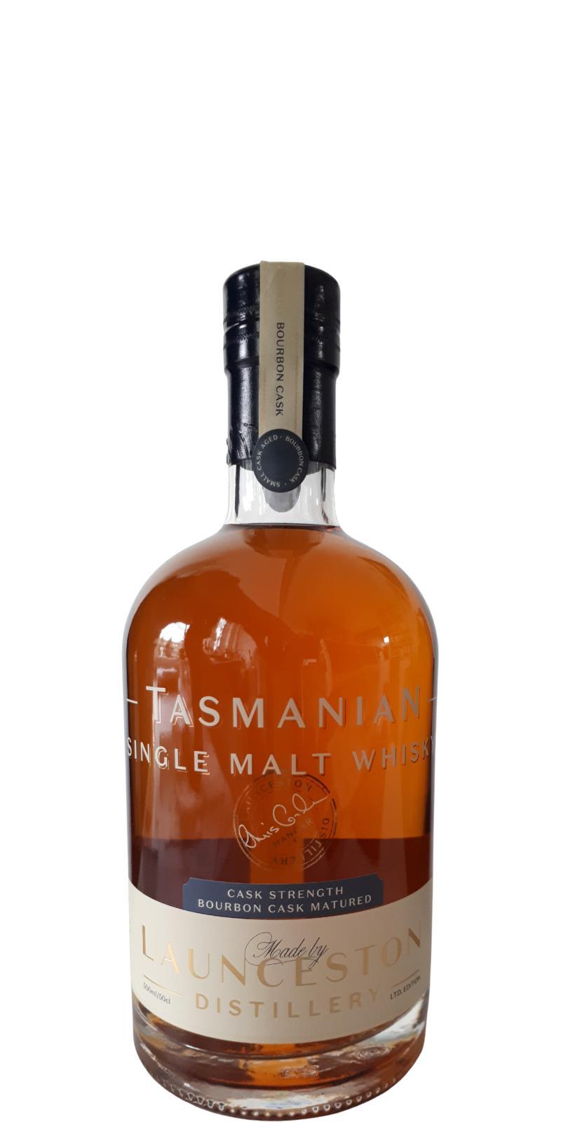 Launceston 2017  Cask Strength - Bourbon Cask Matured